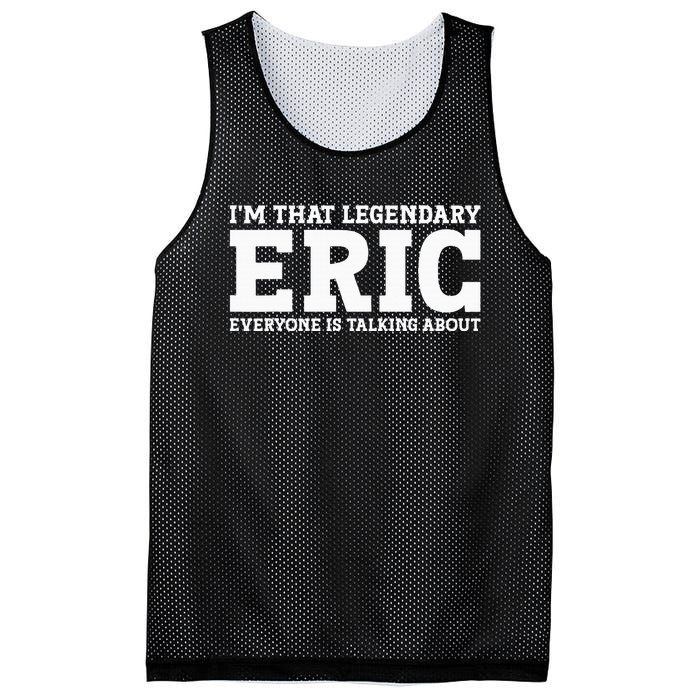 Eric Personal Name Funny Eric Mesh Reversible Basketball Jersey Tank