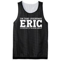 Eric Personal Name Funny Eric Mesh Reversible Basketball Jersey Tank