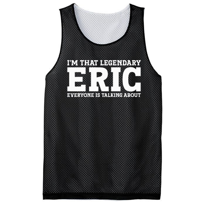 Eric Personal Name Funny Eric Mesh Reversible Basketball Jersey Tank