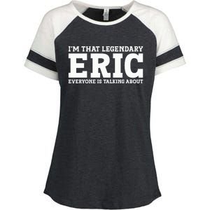 Eric Personal Name Funny Eric Enza Ladies Jersey Colorblock Tee