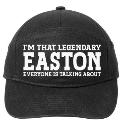 Easton Personal Name Funny Easton 7-Panel Snapback Hat