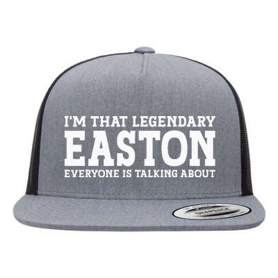 Easton Personal Name Funny Easton Flat Bill Trucker Hat