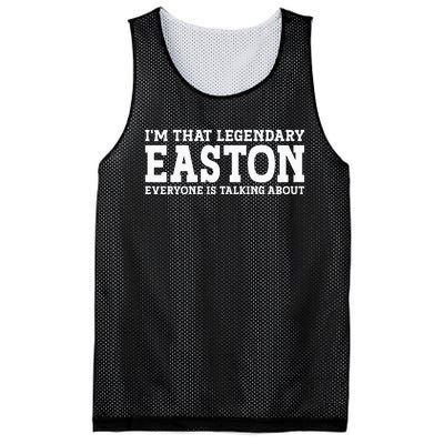 Easton Personal Name Funny Easton Mesh Reversible Basketball Jersey Tank