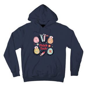 Easter Phleb Nurse Laboratory Medical Technologist Lab Week Phlebotomy Tall Hoodie