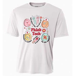 Easter Phleb Nurse Laboratory Medical Technologist Lab Week Phlebotomy Cooling Performance Crew T-Shirt