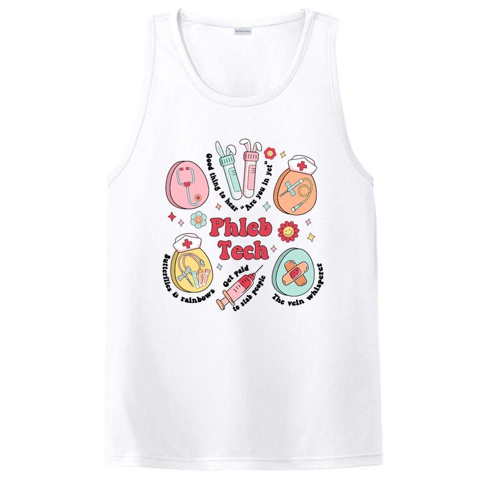 Easter Phleb Nurse Laboratory Medical Technologist Lab Week Phlebotomy PosiCharge Competitor Tank