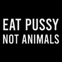 Eat Pussy Not Animals Vegan Ambiguous Cooling Performance Long Sleeve Crew