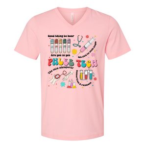 Easter Phleb Nurse Laboratory Medical Technologist Scientist V-Neck T-Shirt