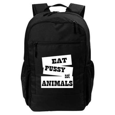 Eat Pussy Not Animals Funny Adult Sex Joke Gift Idea Backpack