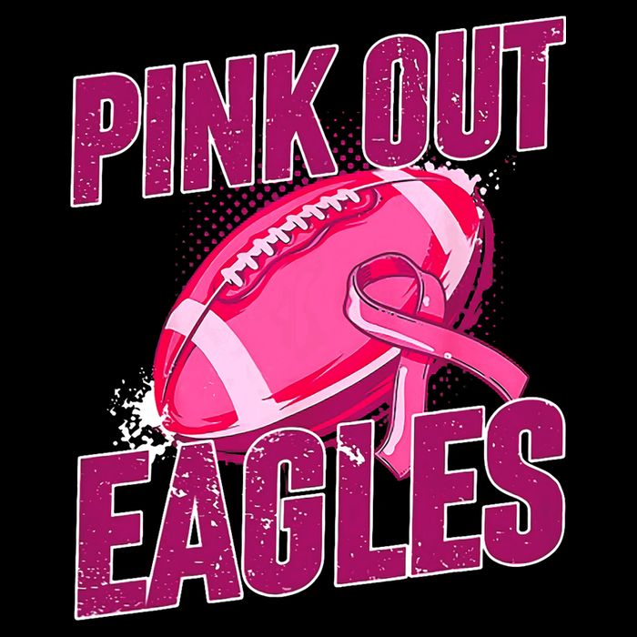 Eagles Pink Out Football Tackle Breast Cancer Impact Tech Backpack
