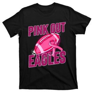 Eagles Pink Out Football Tackle Breast Cancer T-Shirt