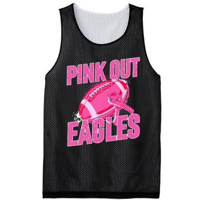 Eagles P.I.N.K Out Football Tackle Breast Cancer Mesh Reversible Basketball Jersey Tank