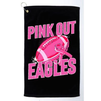 Eagles P.I.N.K Out Football Tackle Breast Cancer Golf Towel