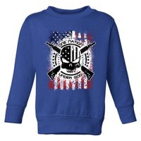 Epic Patriotic One Nation Under God Military Gift Toddler Sweatshirt