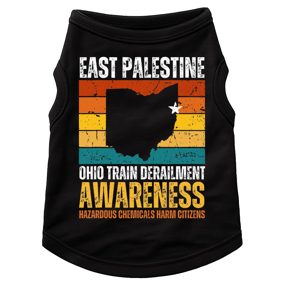 East Palestine Ohio Train Derailment Awareness Doggie Tank
