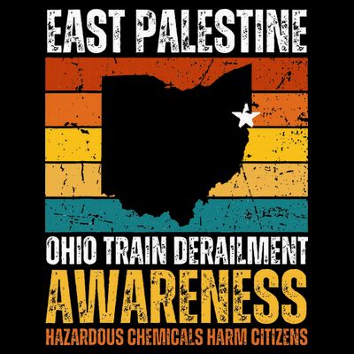 East Palestine Ohio Train Derailment Awareness T-Shirt