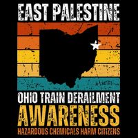 East Palestine Ohio Train Derailment Awareness Drawstring Bag