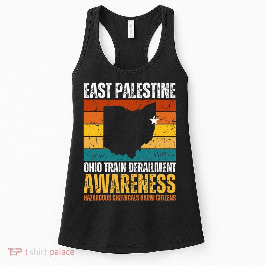 East Palestine Ohio Train Derailment Awareness Womens Tank Top