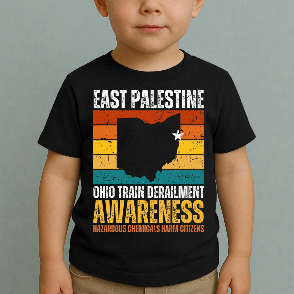 East Palestine Ohio Train Derailment Awareness Toddler T-Shirt