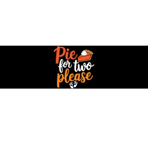 Eating Pumpkin Pie For Two Thanksgiving Pregnancy Bumper Sticker