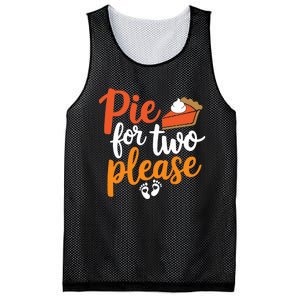 Eating Pumpkin Pie For Two Thanksgiving Pregnancy Mesh Reversible Basketball Jersey Tank