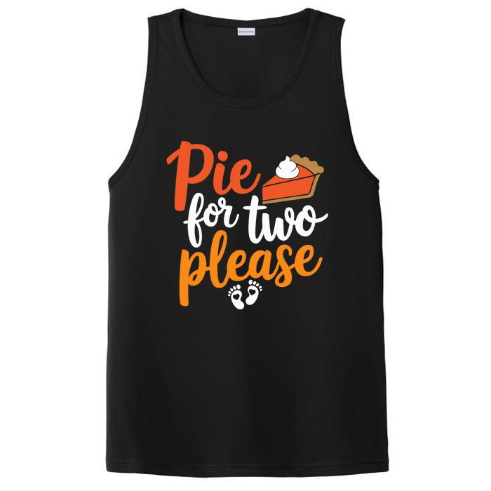 Eating Pumpkin Pie For Two Thanksgiving Pregnancy PosiCharge Competitor Tank