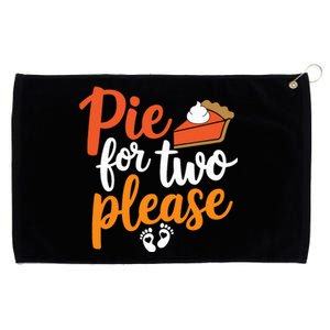 Eating Pumpkin Pie For Two Thanksgiving Pregnancy Grommeted Golf Towel