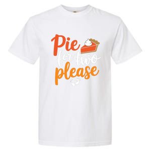 Eating Pumpkin Pie For Two Thanksgiving Pregnancy Garment-Dyed Heavyweight T-Shirt