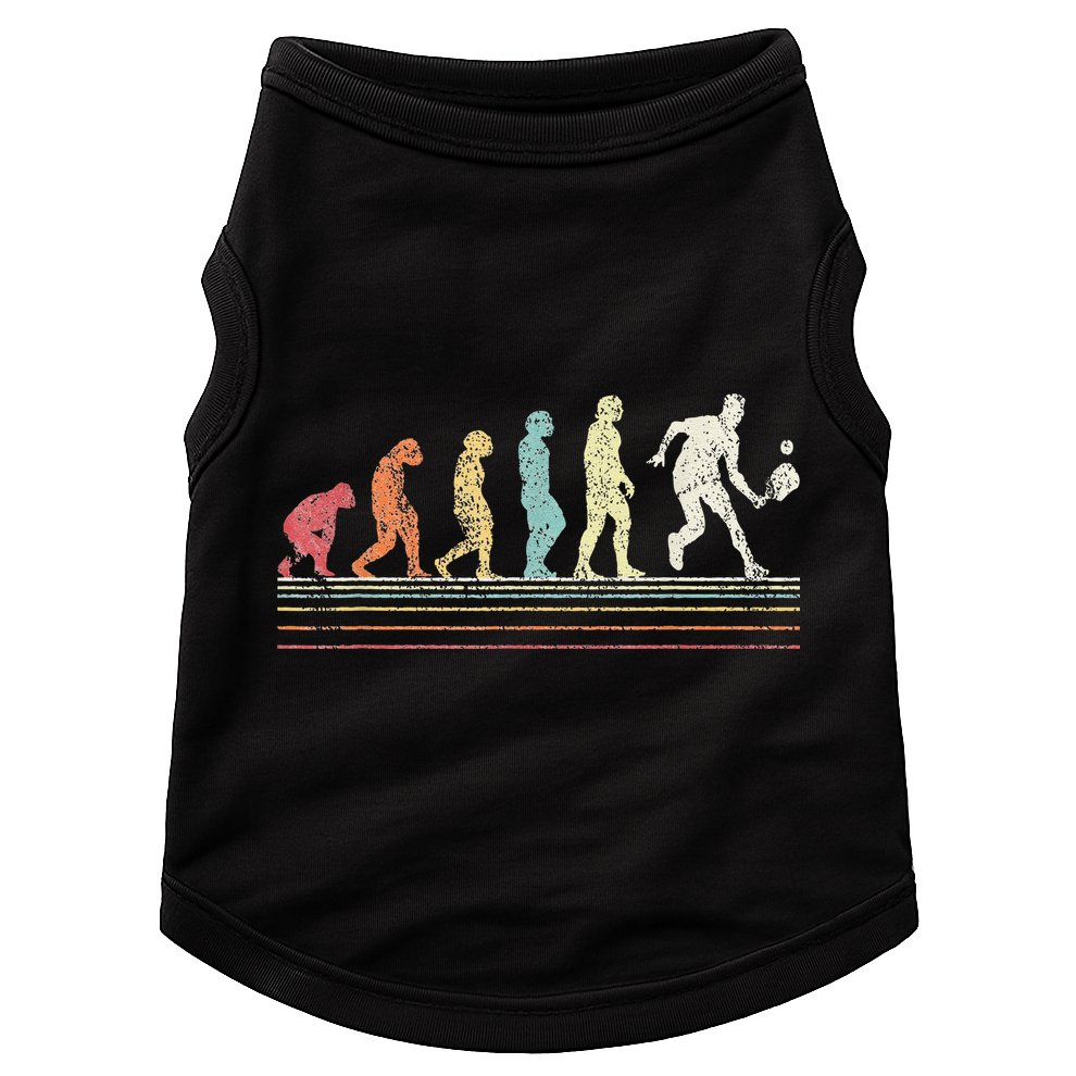 Evolution Pickleball Paddle Pickleball Player Dink Vintage Doggie Tank