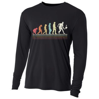 Evolution Pickleball Paddle Pickleball Player Dink Vintage Cooling Performance Long Sleeve Crew