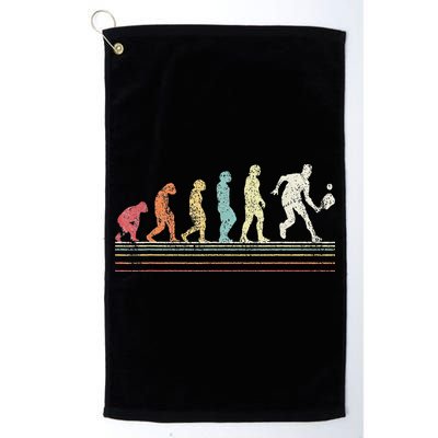 Evolution Pickleball Paddle Pickleball Player Dink Vintage Golf Towel