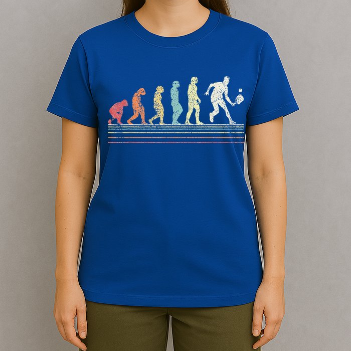 Evolution Pickleball Paddle Pickleball Player Dink Vintage T-Shirt