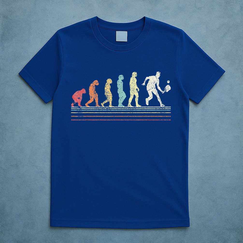 Evolution Pickleball Paddle Pickleball Player Dink Vintage T-Shirt