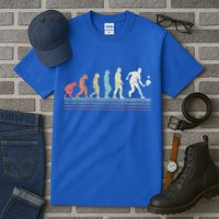 Evolution Pickleball Paddle Pickleball Player Dink Vintage Tall T-Shirt