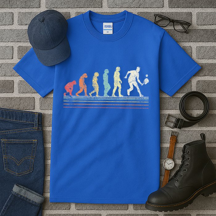 Evolution Pickleball Paddle Pickleball Player Dink Vintage Tall T-Shirt
