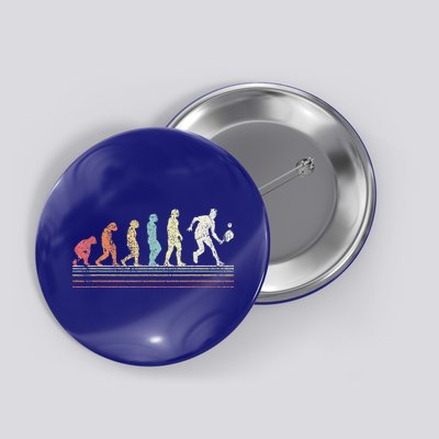Evolution Pickleball Paddle Pickleball Player Dink Vintage Button