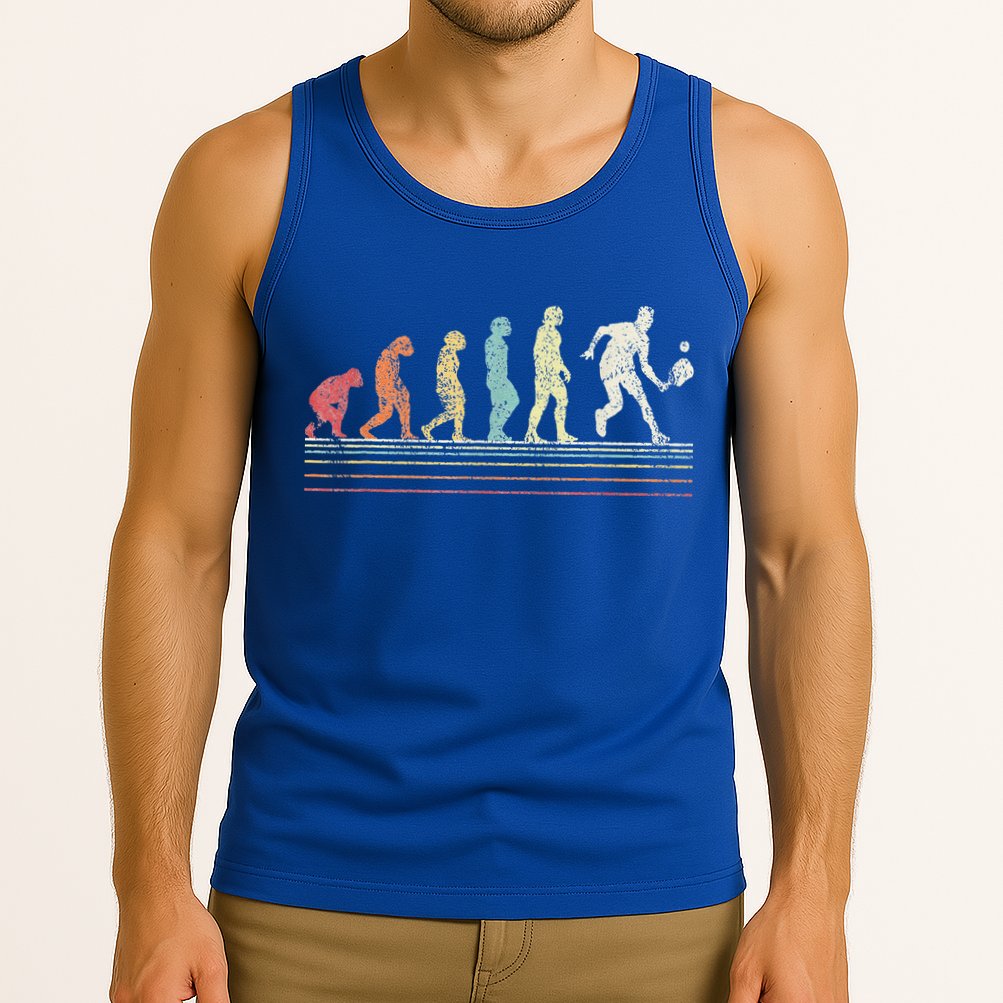 Evolution Pickleball Paddle Pickleball Player Dink Vintage Tank Top