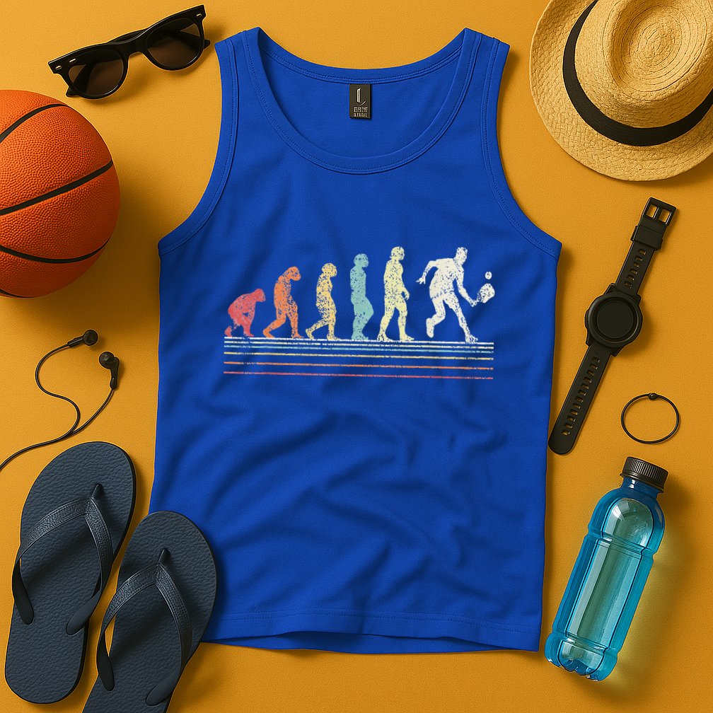 Evolution Pickleball Paddle Pickleball Player Dink Vintage Tank Top