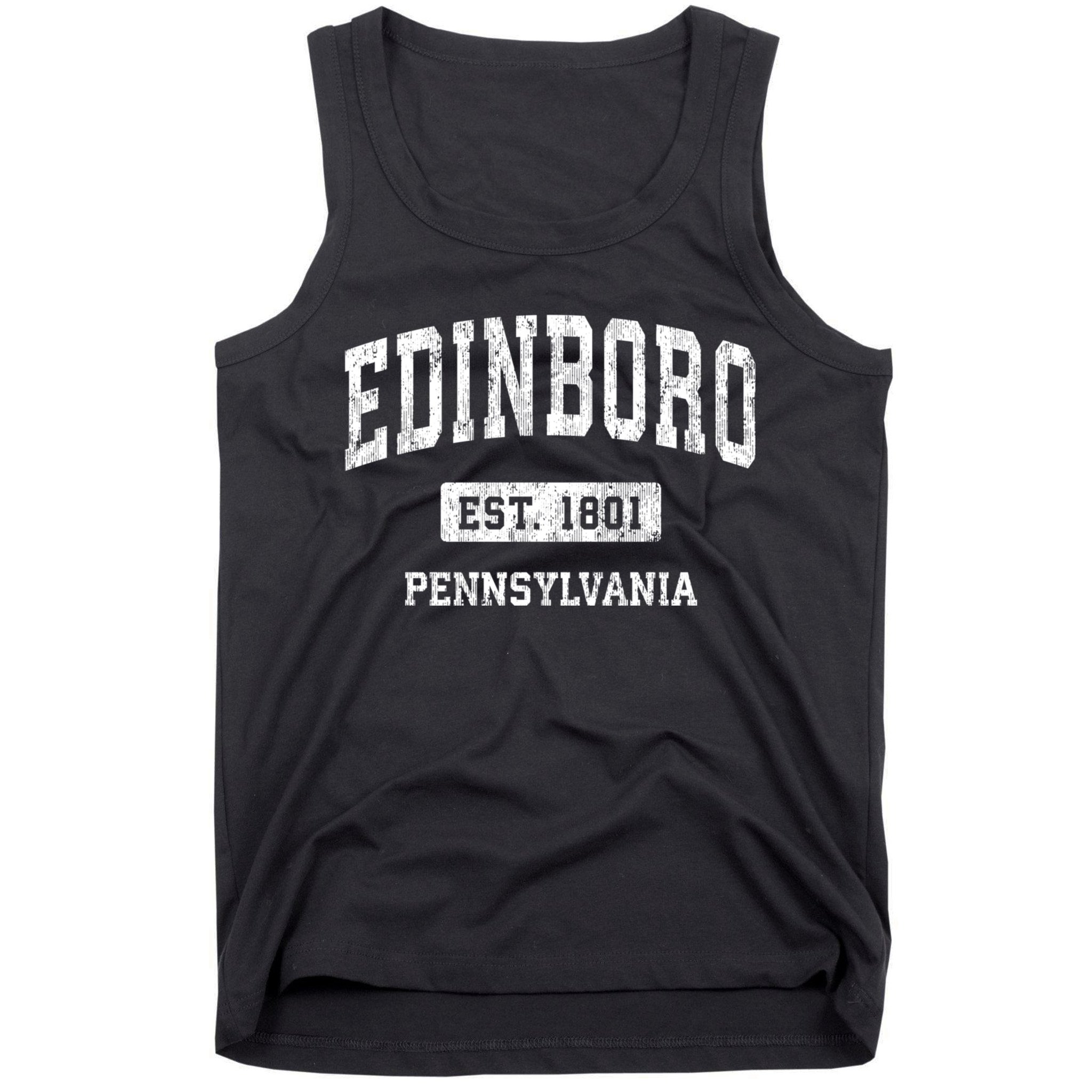 Edinboro Pennsylvania Pa Vintage Athletic Sports Tank Top