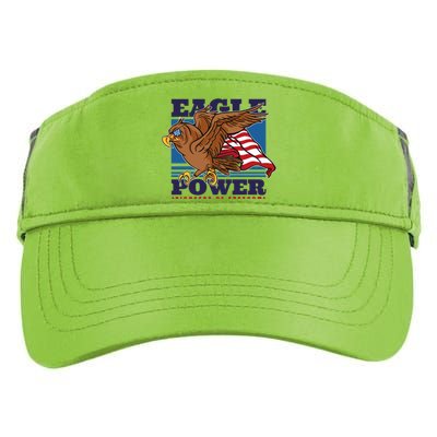 Eagle Power Pioneers Of Freedom American Flag Adult Drive Performance Visor