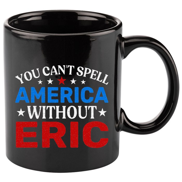 EricS Patriotic Pride 4th Of July Celebration 11oz C Handle Ceramic Mug