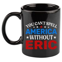 EricS Patriotic Pride 4th Of July Celebration 11oz C Handle Ceramic Mug