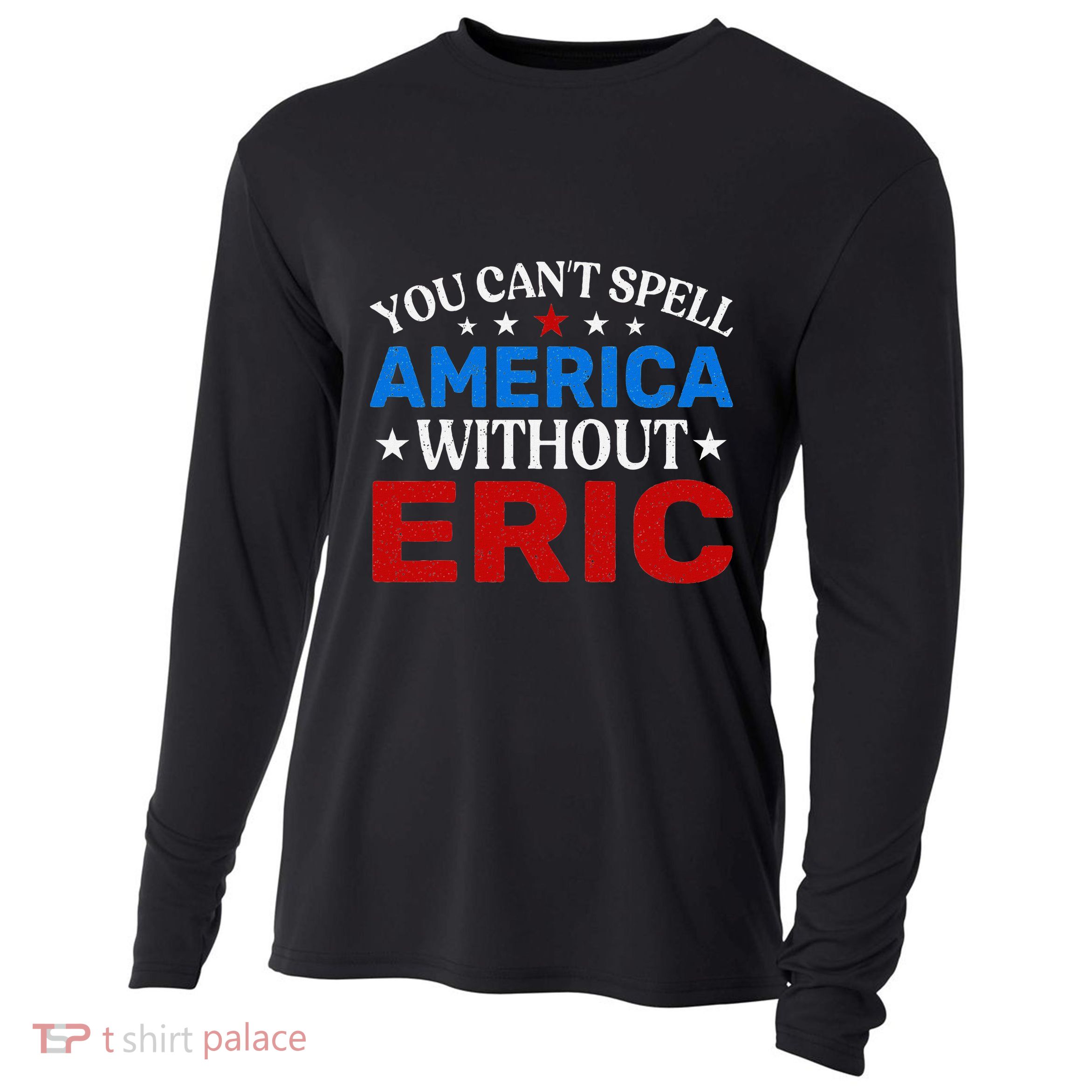 EricS Patriotic Pride 4th Of July Celebration Cooling Performance Long Sleeve Crew