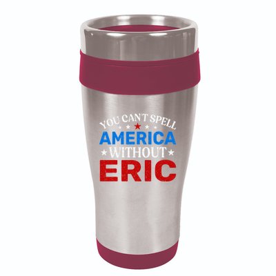 EricS Patriotic Pride 4th Of July Celebration 16oz Travel Tumbler