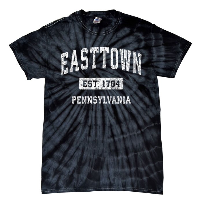 Easttown Pennsylvania Pa Vintage Sports Established Tie-Dye T-Shirt