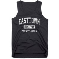 Easttown Pennsylvania Pa Vintage Sports Established Tank Top