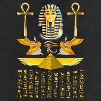Egyptian Pyramids Pharaoh Tut King Tutankhamun Cool Comfort Performance Bucket Hat