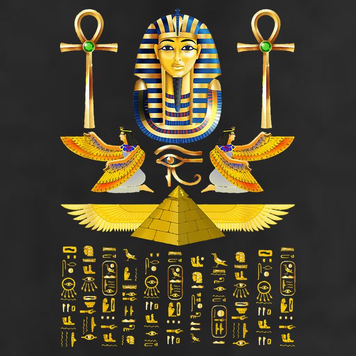 Egyptian Pyramids Pharaoh Tut King Tutankhamun Cool Comfort Performance Bucket Hat