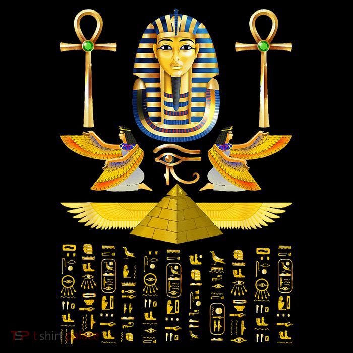 Egyptian Pyramids Pharaoh Tut King Tutankhamun Performance Shirt