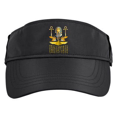 Egyptian Pyramids Pharaoh Tut King Tutankhamun Adult Drive Performance Visor
